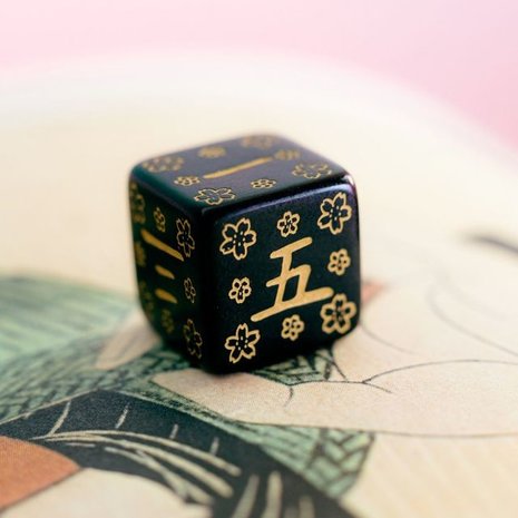 Japanese Dice Set: Deep Night Firefly (7)