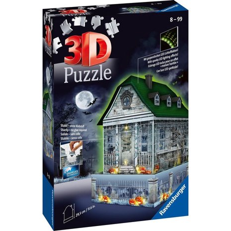 Haunted House Night Edition - 3D Puzzel (216)