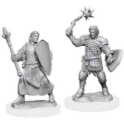 Critical Role Unpainted Miniatures: W1 Human Clovis Concord Cleric