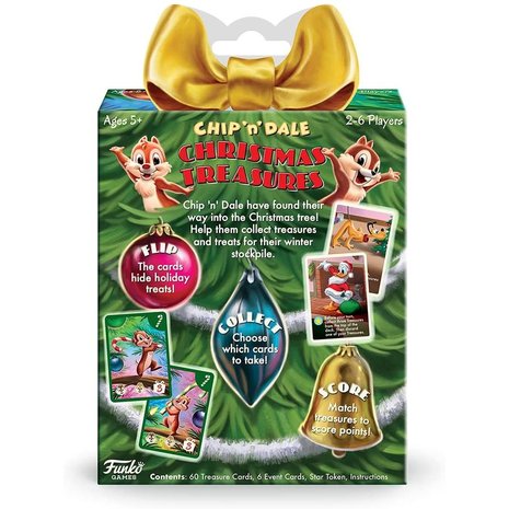 Chip 'n' Dale Christmas Treasures Card Game