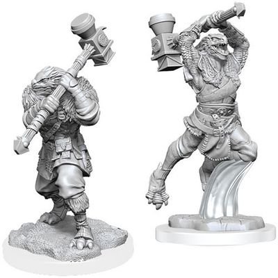 Critical Role Unpainted Miniatures: W1 Ravenite Barbarian
