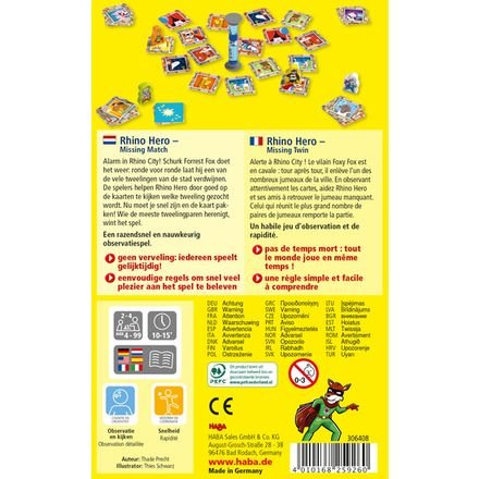 Rhino Hero: Missing Match (4+)