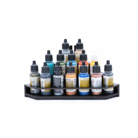 Black Paint Rack: Top Eindstuk (voor Vallejo en The Army Painter verf)