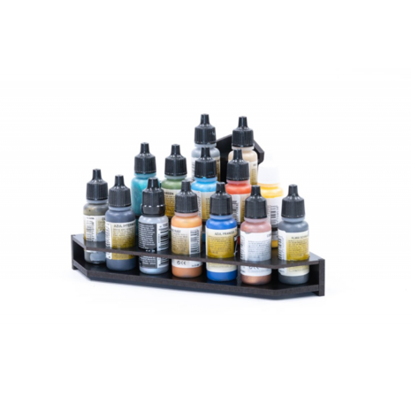 Black Paint Rack: Top Eindstuk (voor Vallejo en The Army Painter verf)