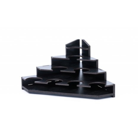 Black Paint Rack: Top Eindstuk (Pigment)