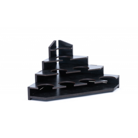Black Paint Rack: Top Eindstuk (Pigment)