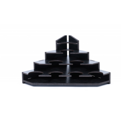 Black Paint Rack: Top Eindstuk (Pigment)