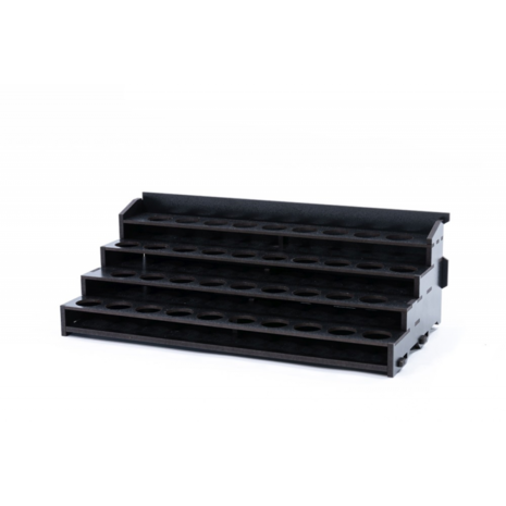 Black Paint Rack: Top Middenstuk (voor The Army Painter & Vallejo verf)