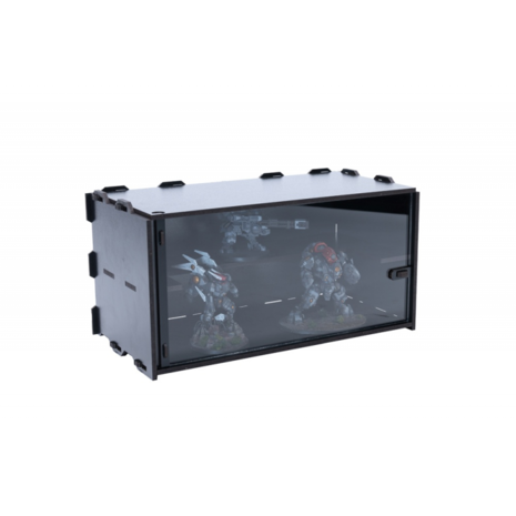 Black Paint Rack: Middenstuk (Vitrine)