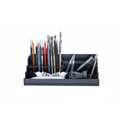 Black Paint Rack: Middenstuk Top (Gereedschapsmodule)