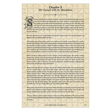 The Wonderful Wizard of Oz - Double Sided Puzzle (250)