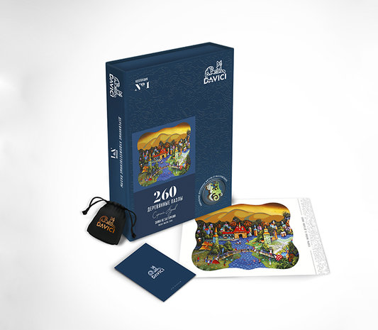 Winter staat voor de Deur - Houten Puzzel DaVICI (260)