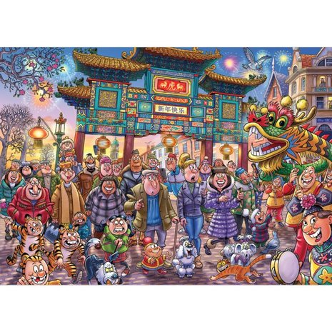 Wasgij Original Puzzel (#39): Chinees Nieuwjaar! (1000)