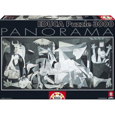 Guernica, Pablo Picasso - Panorama Puzzel (3000)