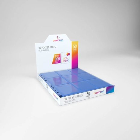 Sideloading 18-Pocket Pages Blue (50)