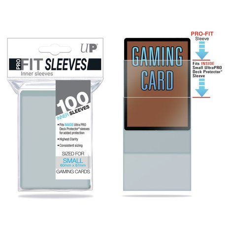 Ultra Pro-Fit Board Game Sleeves: Small (60x87mm) - 100 stuks