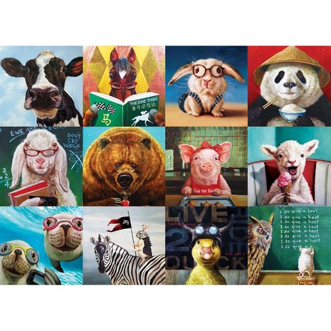 Funny Animals - Puzzel (1000)