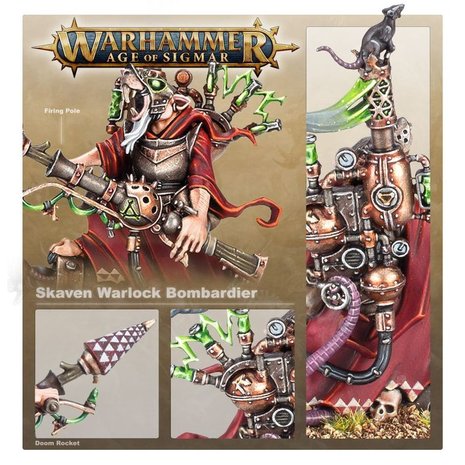 Warhammer: Age of Sigmar - Skaven: Warlock Bombardier