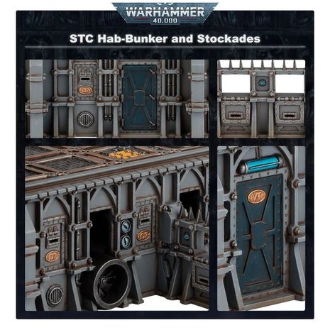 Warhammer 40,000 - Battlezone Fronteris: STC Hab-Bunker and Stockades