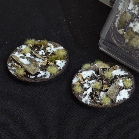 Winter Bases - Round 60mm (x2)