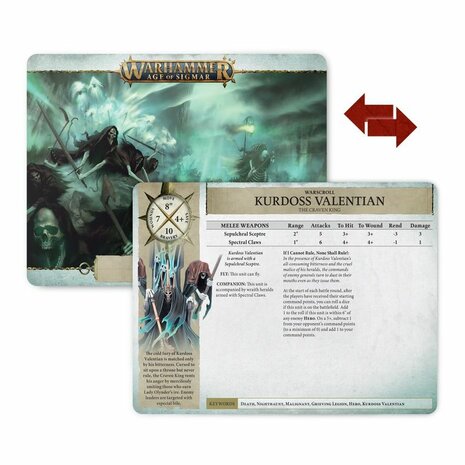Warhammer: Age of Sigmar - Nighthaunt: Warscroll Cards