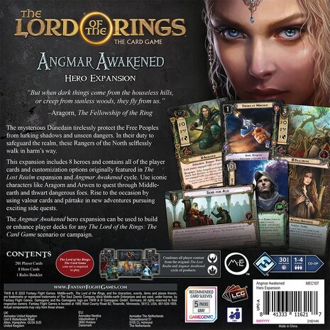 The Lord of the Rings: The Card Game – Angmar Awakened (Hero Expansion)