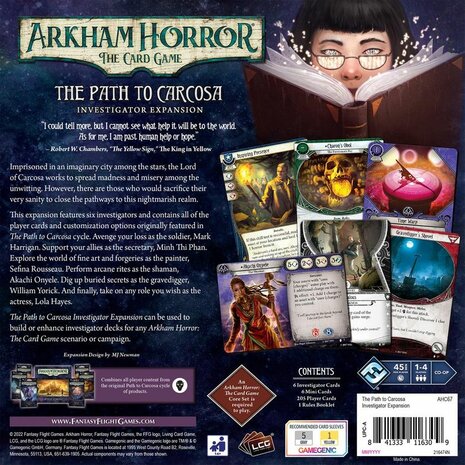 Arkham Horror: The Card Game – The Path to Carcosa (Investigator Expansion)