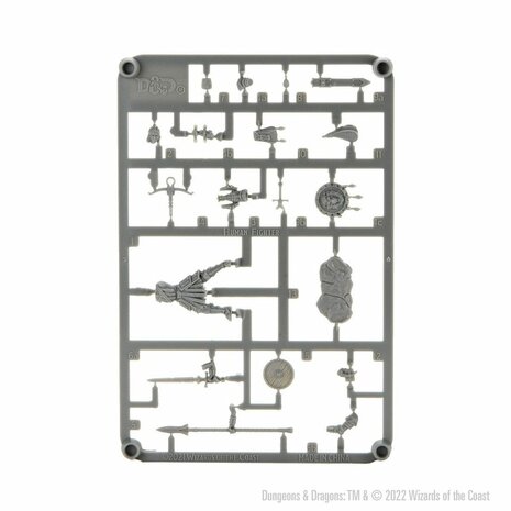 D&D Frameworks: Human Fighter Female