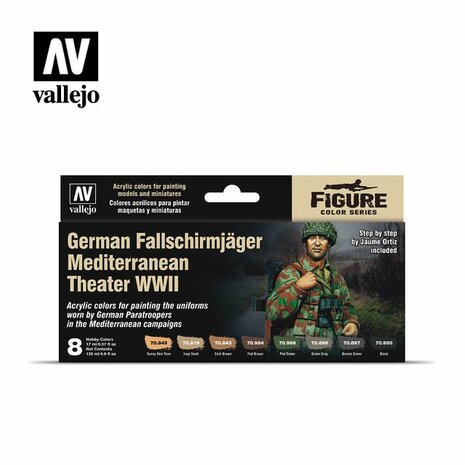 German Fallschirmjäger Mediterranean Theater WWII (Vallejo)