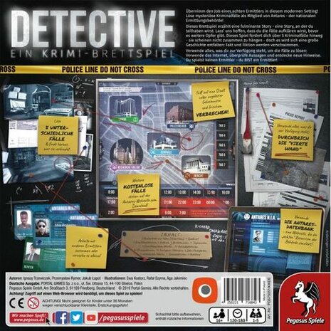 Detective: Ein Krimi-Brettspiel [Duitse Versie]