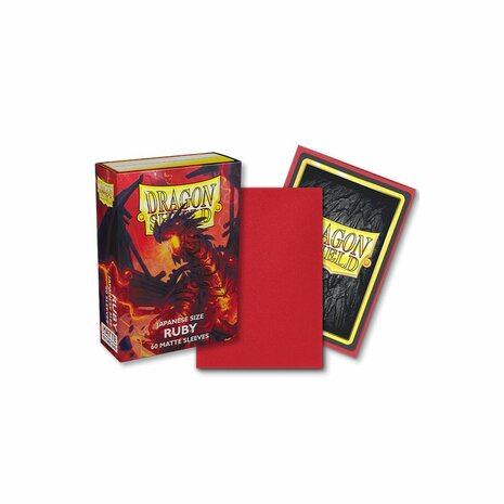Dragon Shield Card Sleeves: Japanese Matte Ruby (59x86mm) - 60 stuks