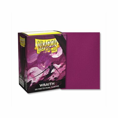 Dragon Shield Dual Matte Sleeves: Standard Wraith (63x88mm) - 100x