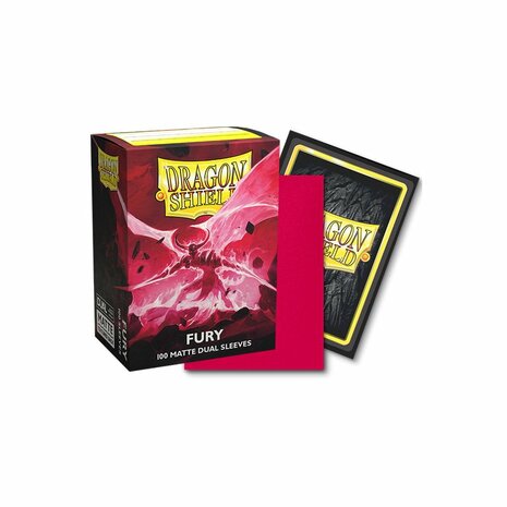 Dragon Shield Dual Matte Sleeves: Standard Fury (63x88mm) - 100x
