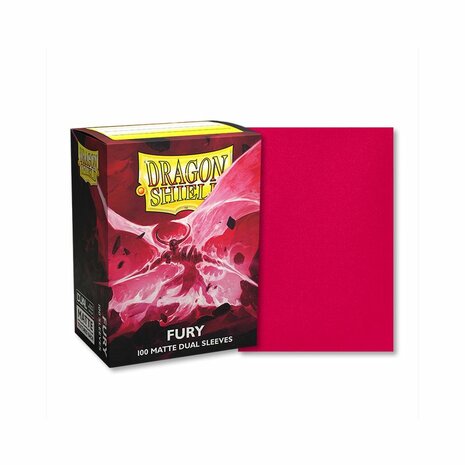 Dragon Shield Dual Matte Sleeves: Standard Fury (63x88mm) - 100x