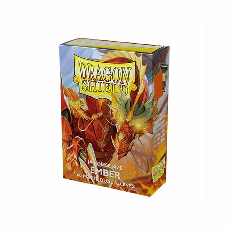 Dragon Shield Dual Matte Sleeves: Japanese Ember (59x86mm) - 60x