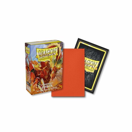 Dragon Shield Dual Matte Sleeves: Japanese Ember (59x86mm) - 60x