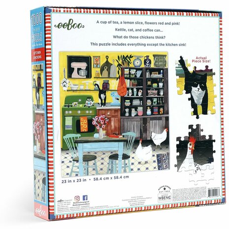 Kitchen Chickens - Puzzel (1000)