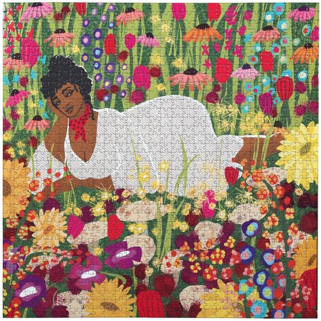 Woman Flowers - Puzzel (1000)
