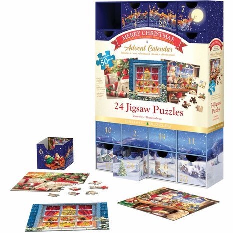 Adventskalender met puzzels: Classic Christmas