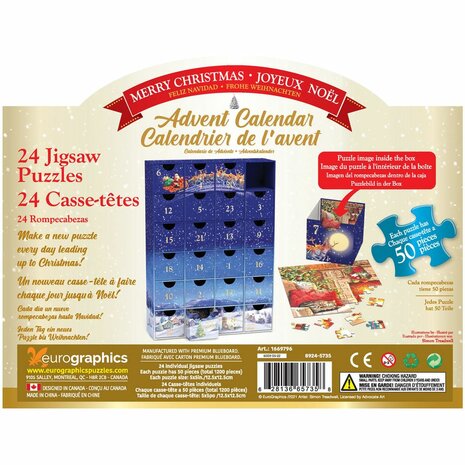 Adventskalender met puzzels: Classic Christmas