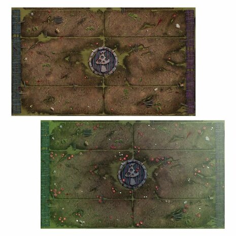 Blood Bowl: Double-sided Snotling Pitch and Dugout Set