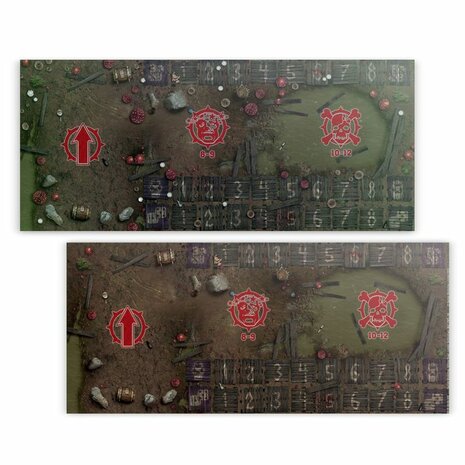 Blood Bowl: Double-sided Snotling Pitch and Dugout Set