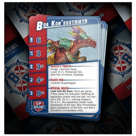 Blood Bowl: Amazon Team Card Pack