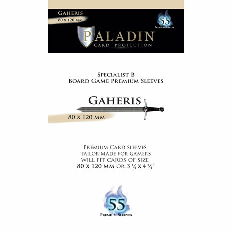 Paladin Sleeves: Gaheris (80x120mm)