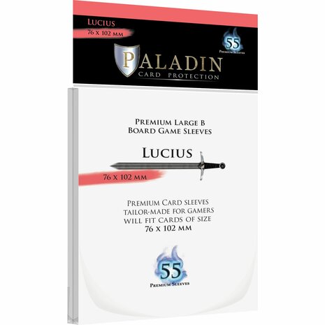 Paladin Sleeves: Lucius (76x102mm)