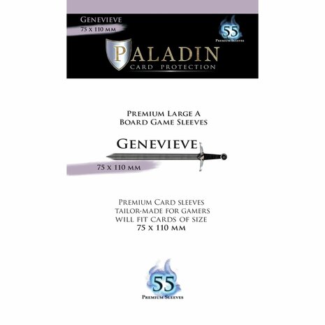 Paladin Sleeves: Genevieve (75x110mm)