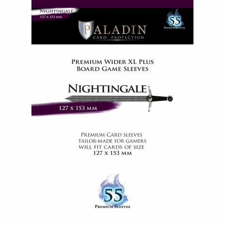 Paladin Sleeves: Nightingale (127×153mm)