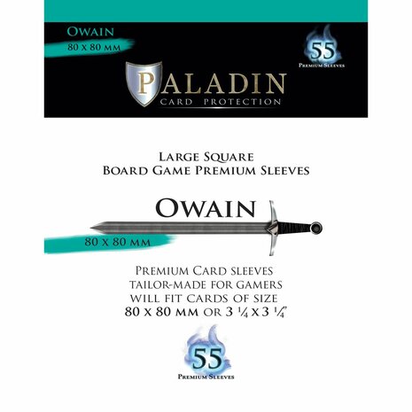 Paladin Sleeves: Owain (80x80mm)