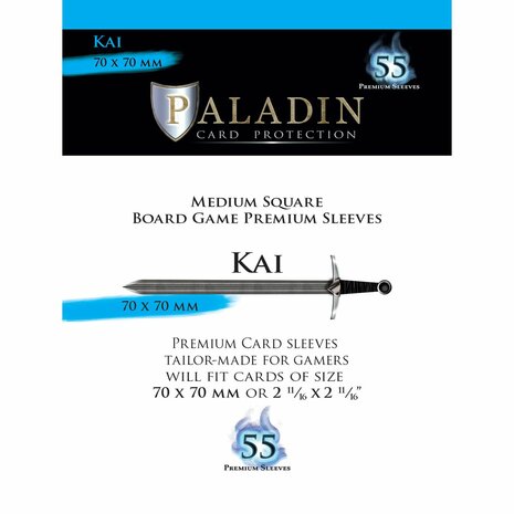 Paladin Sleeves: Kai (70x70mm)
