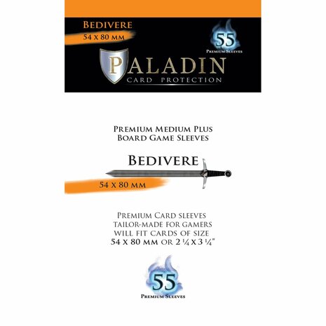 Paladin Sleeves: Bedivere (54x80mm)